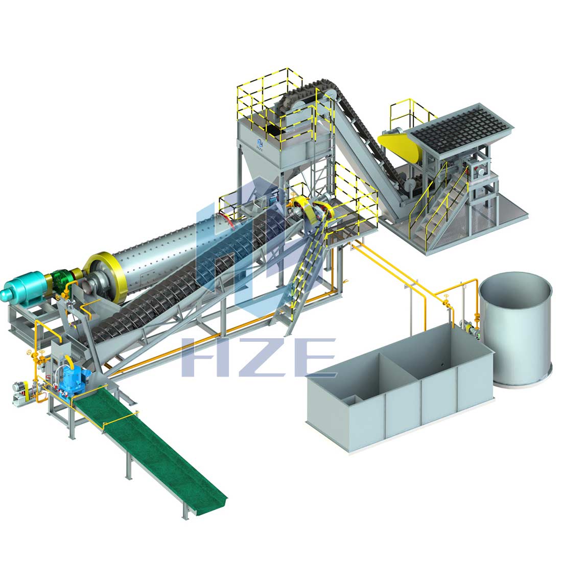 Small Scale Modular Gold Gravity Concentration Plant